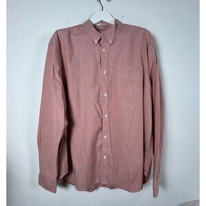 Lucky Brand Mens XXL Classic Fit Pink Button-Down Shirt Saturday Stretch New $59
